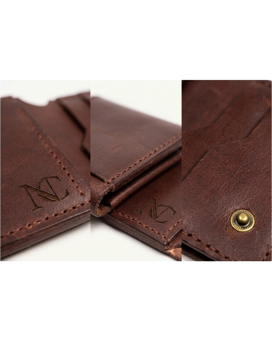 Celestial Mandala Leather Wallet