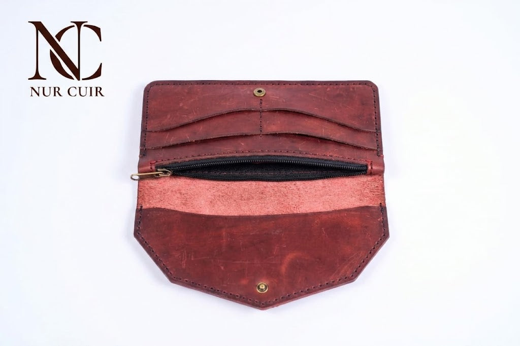 Solara Leather Clutch