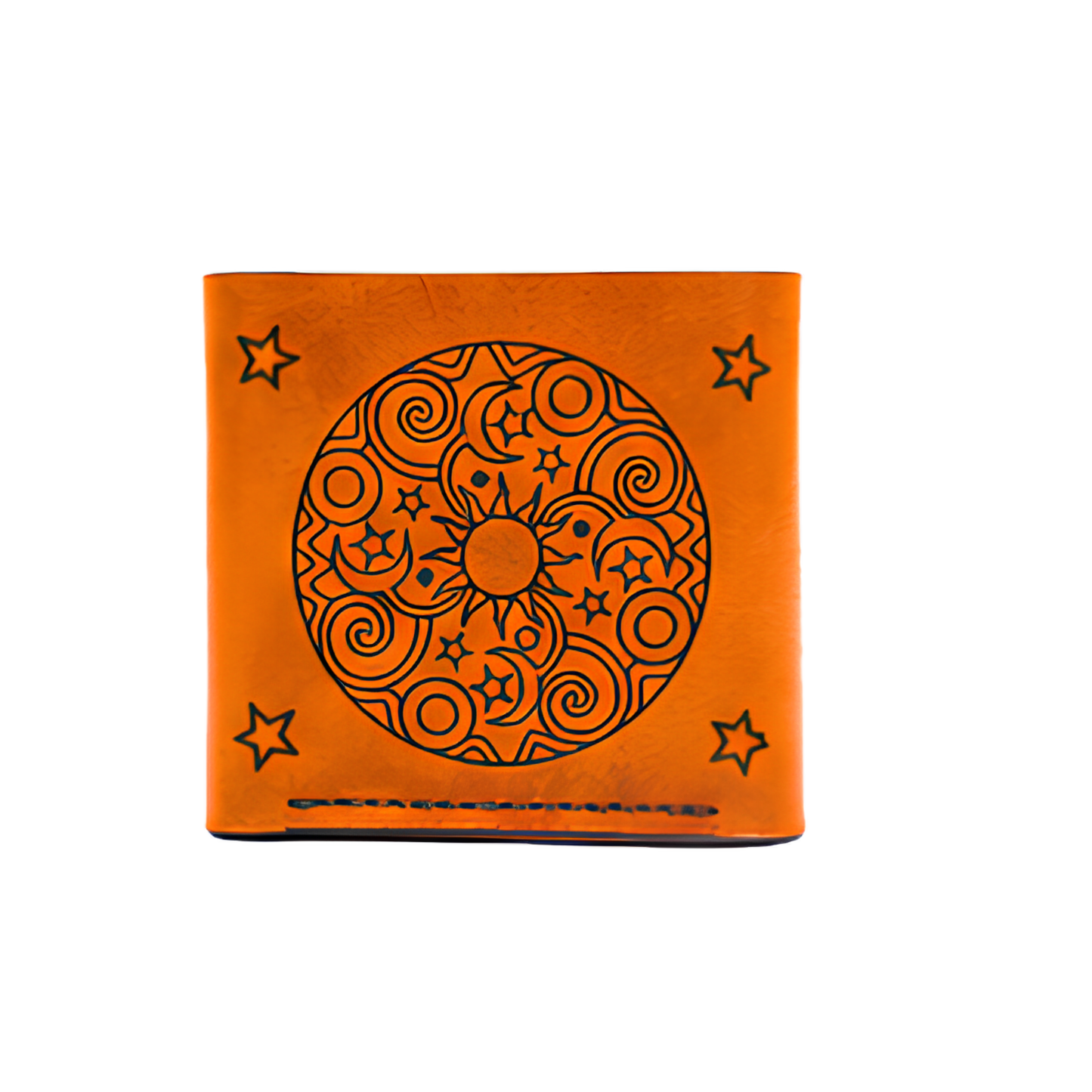 Celestial Mandala Leather Wallet