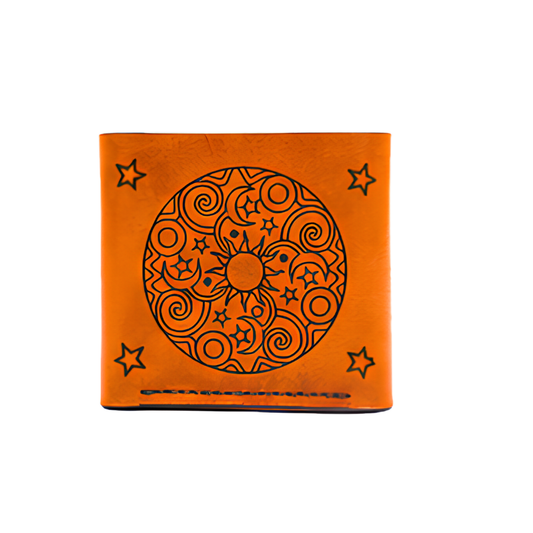 Celestial Mandala Leather Wallet