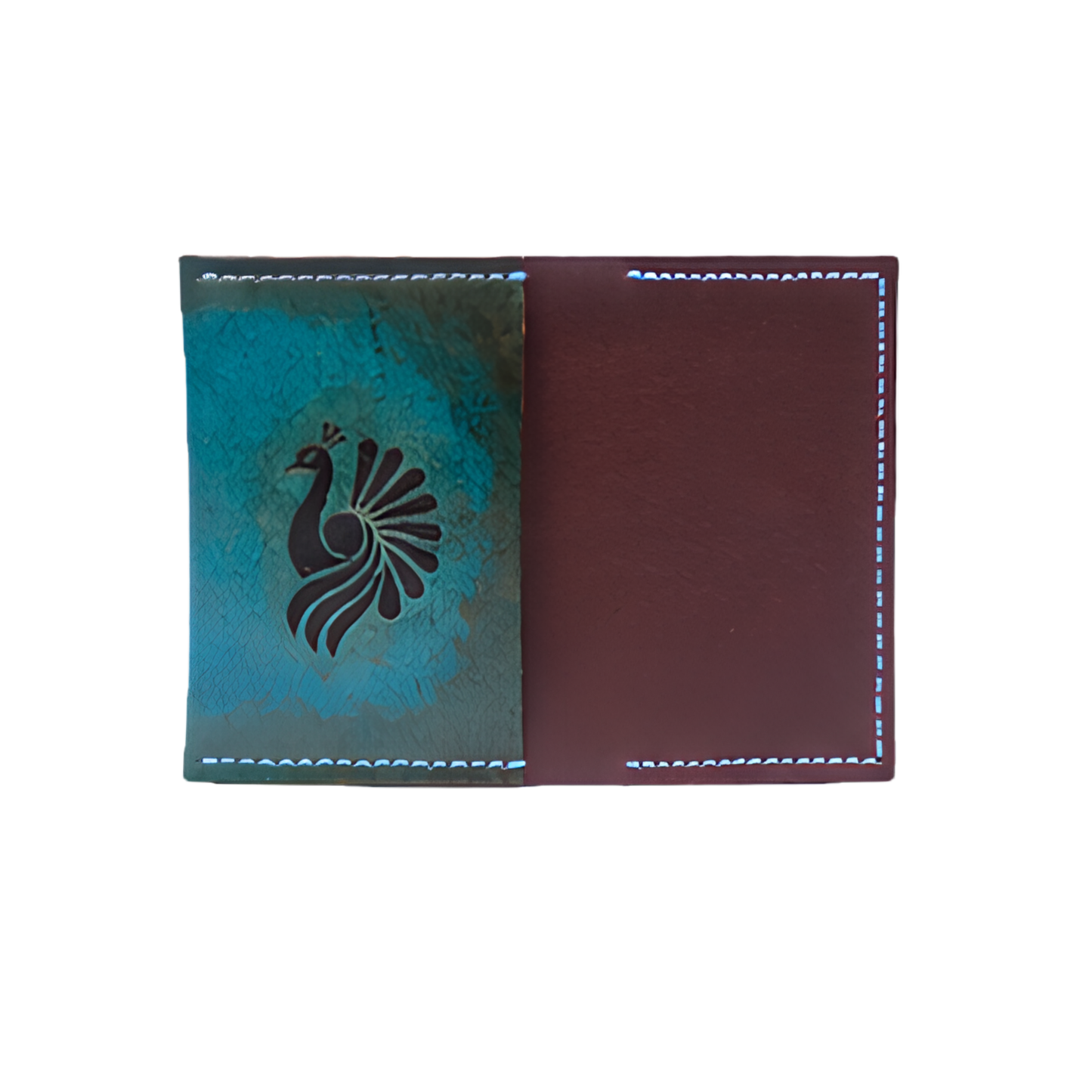 Royal Peacock Card Holder