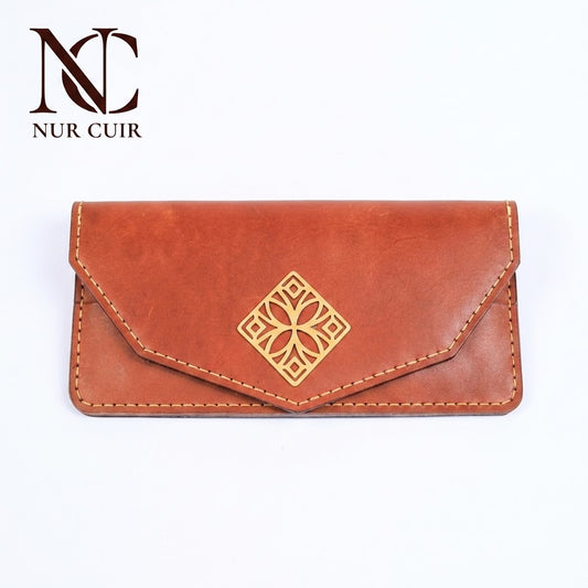Aurora Leather Clutch