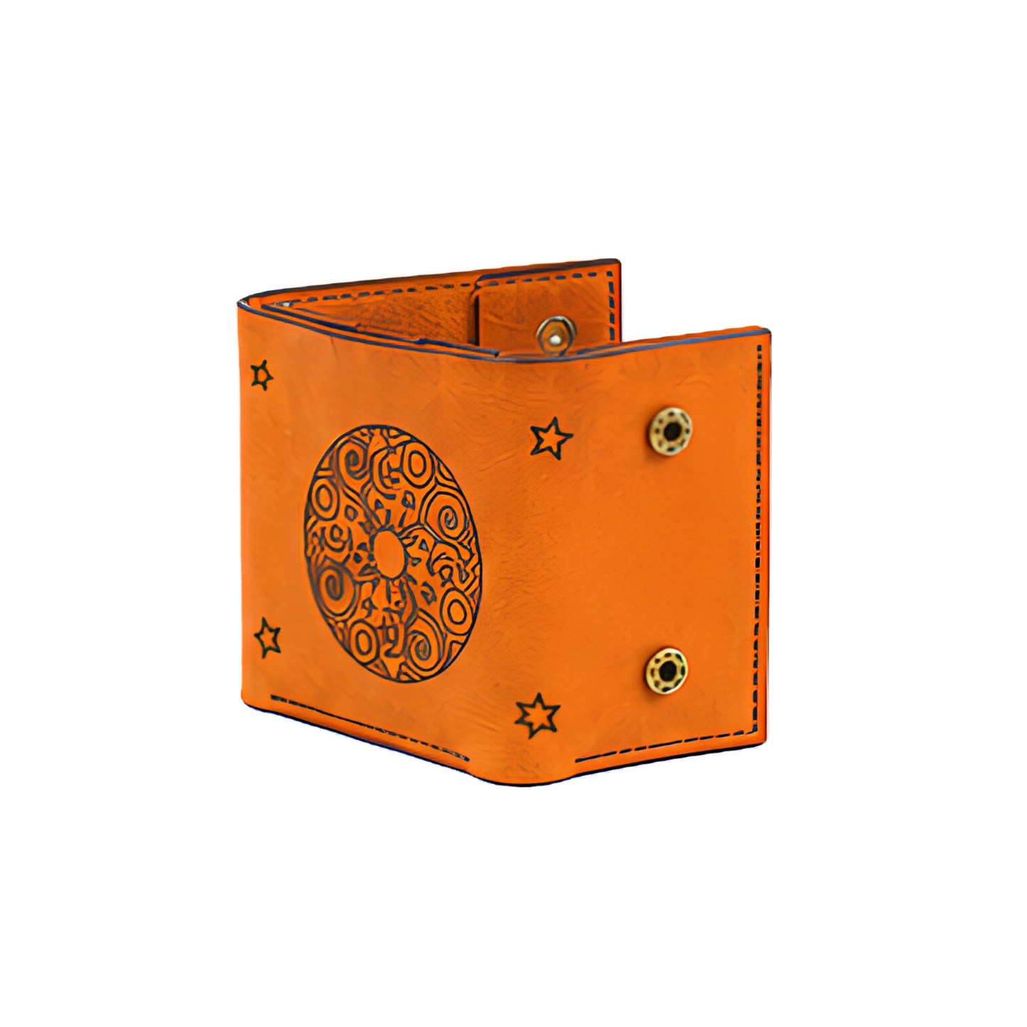 Celestial Mandala Leather Wallet