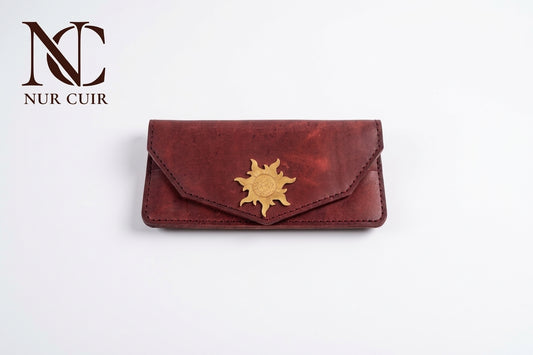 Solara Leather Clutch