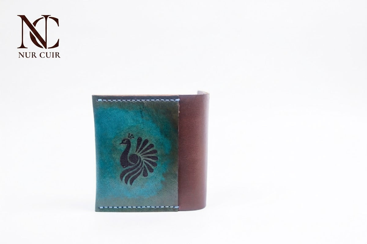 Royal Peacock Card Holder