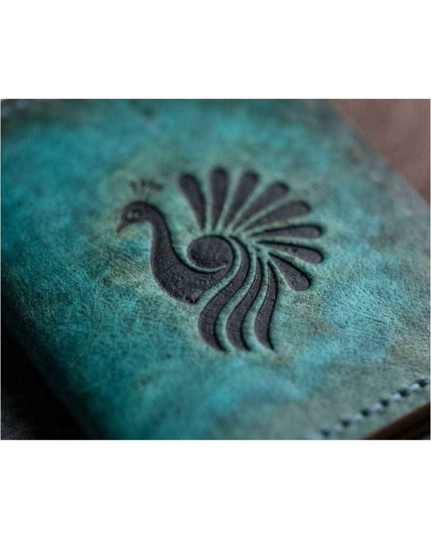 Royal Peacock Card Holder