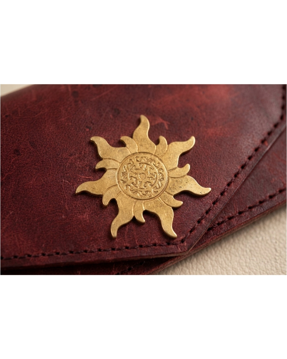 Solara Leather Clutch