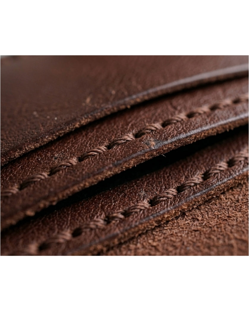 Azure Bloom Leather Wallet
