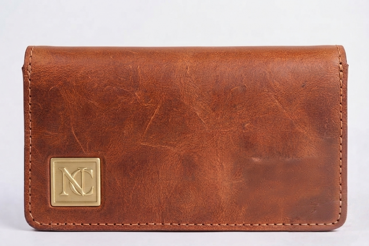 Aurora Leather Clutch